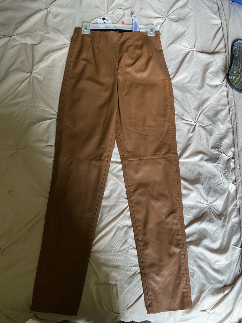 Zara Brown/Tan Slim Chino Pants